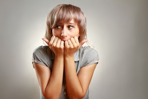 girl thinks about removing parasites from her body