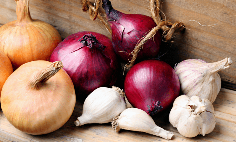 parasite garlic and onion