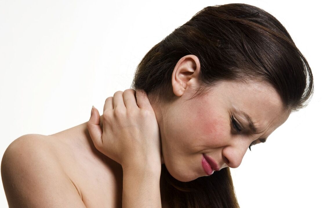 pain in neck and muscles with worms