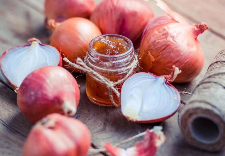 onions to remove parasites
